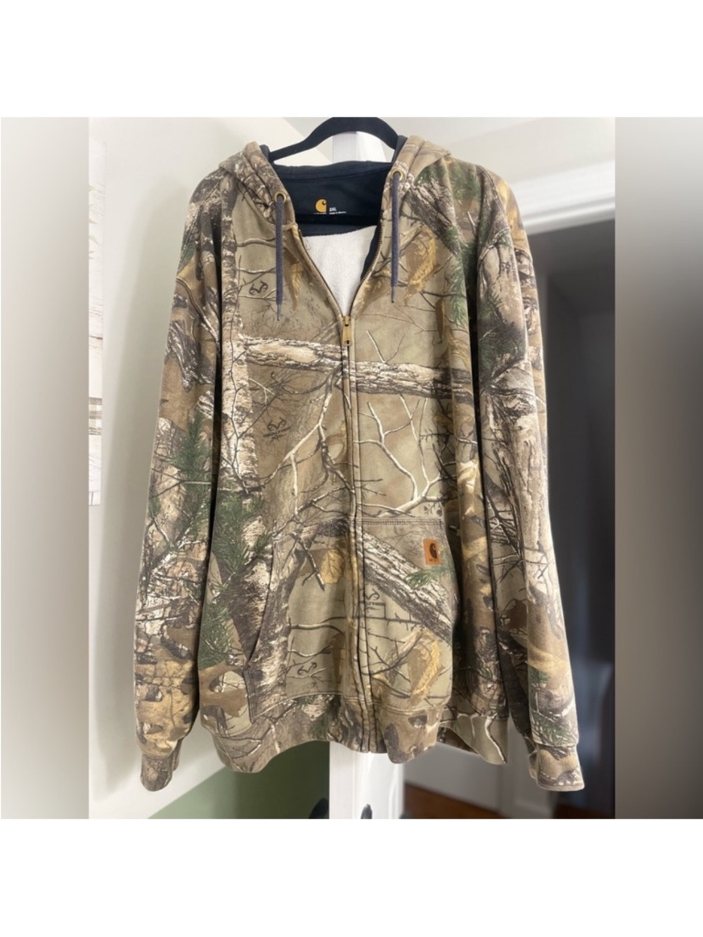 Carhartt Realtree Camo Zip-Up Hoodie - Brown, Tan, Green